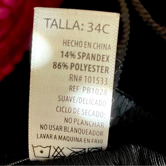 Strap on Strap off bra (Used) with side hook & eye closure - Picture 3 of 3